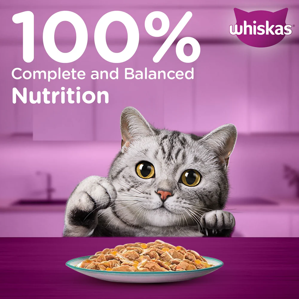 Whiskas Chicken With Tuna And Carrot in Gravy Tasty Mix Adult Cat Wet Food - Image 5