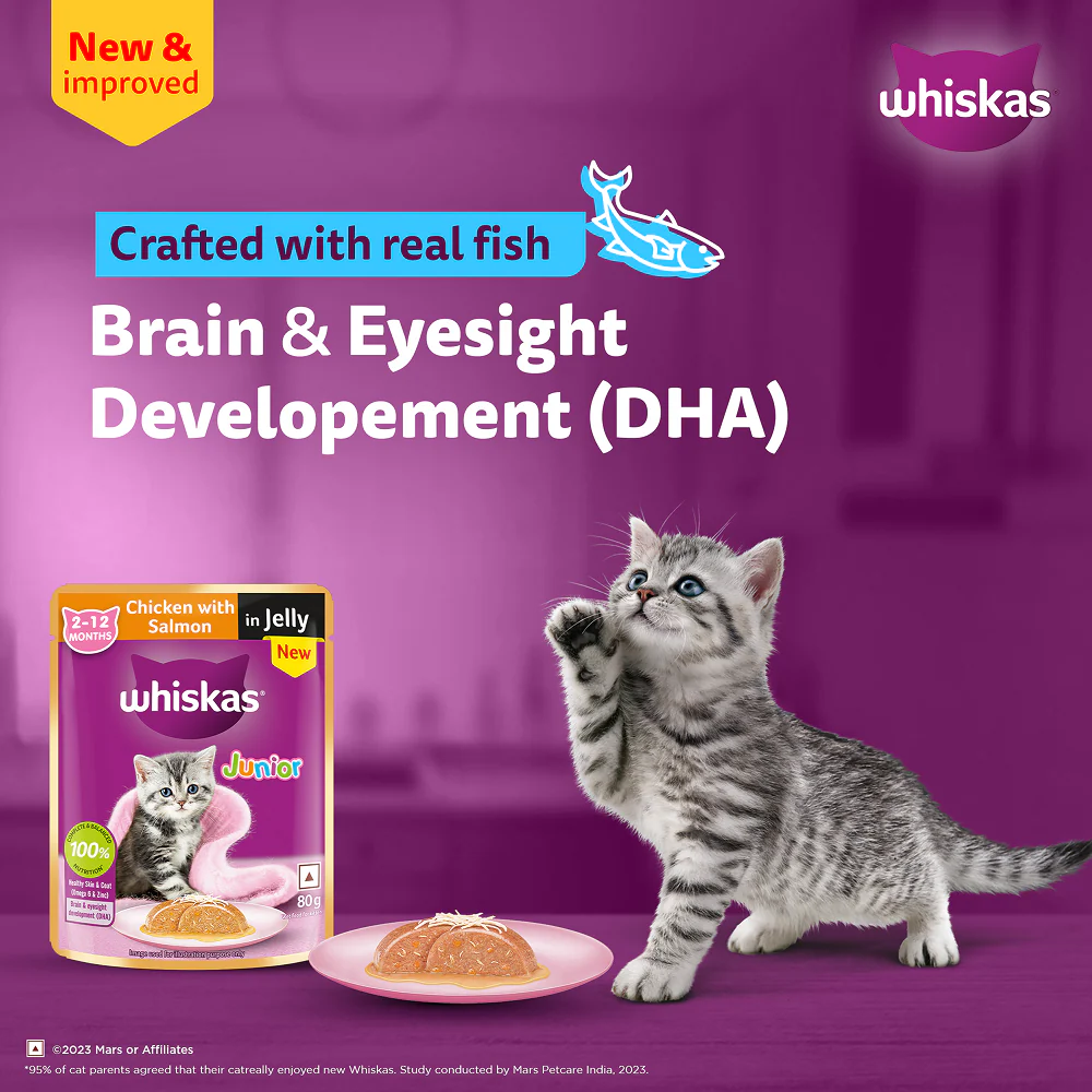 Whiskas Kitten Tasty Mix Wet Food Combo |Chicken, Tuna, Seafood & Salmon - Image 29