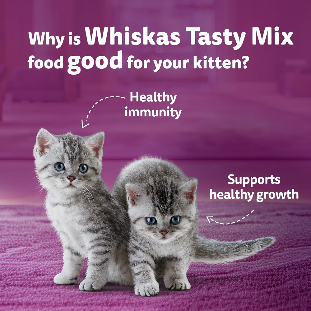 Whiskas Tasty Mix Chicken Tuna with Sweet Potato Kitten Cat Wet Food - Image 8