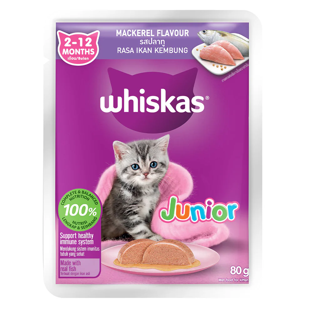 Whiskas Kitten Wet Food Value Combo |Chicken, Tuna & Mackerel - Image 19
