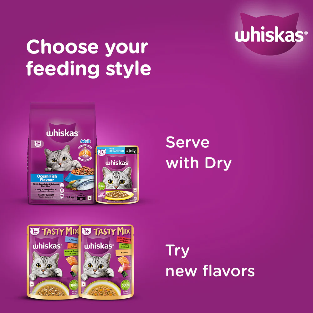 Whiskas Ocean Fish Adult Cat Wet Food - Image 10