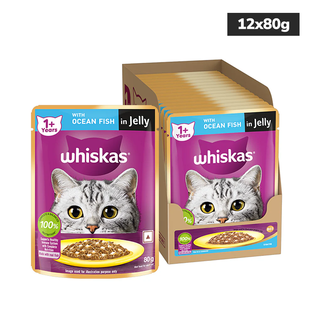 Whiskas Ocean Fish Adult Cat Wet Food - Image 13