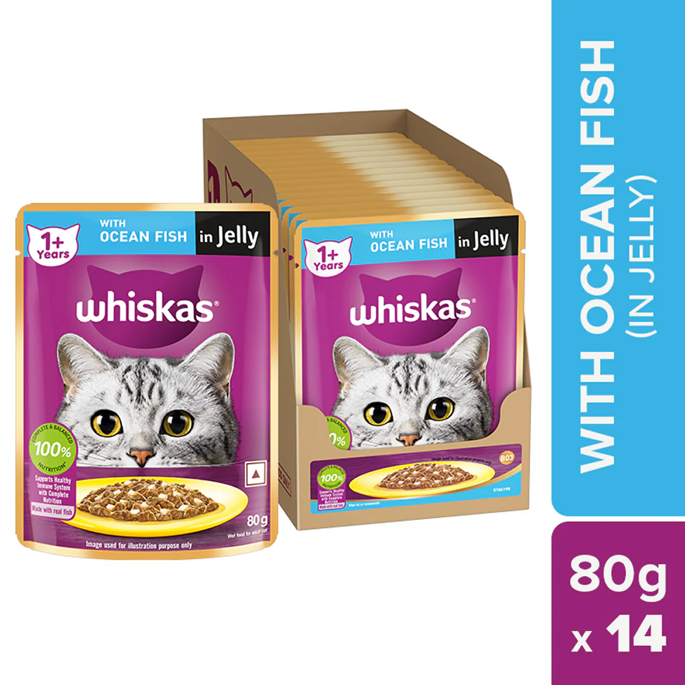 Whiskas Ocean Fish Adult Cat Wet Food - Image 14