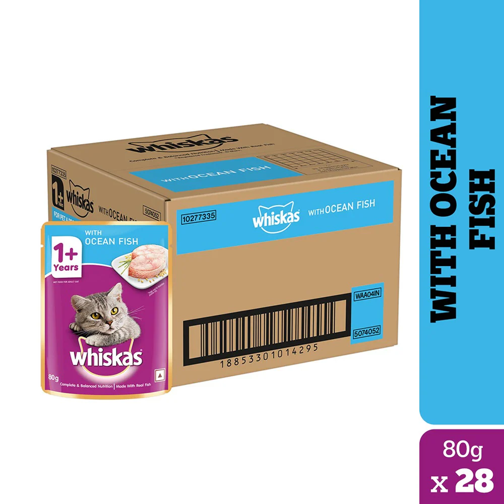 Whiskas Ocean Fish Adult Cat Wet Food - Image 15