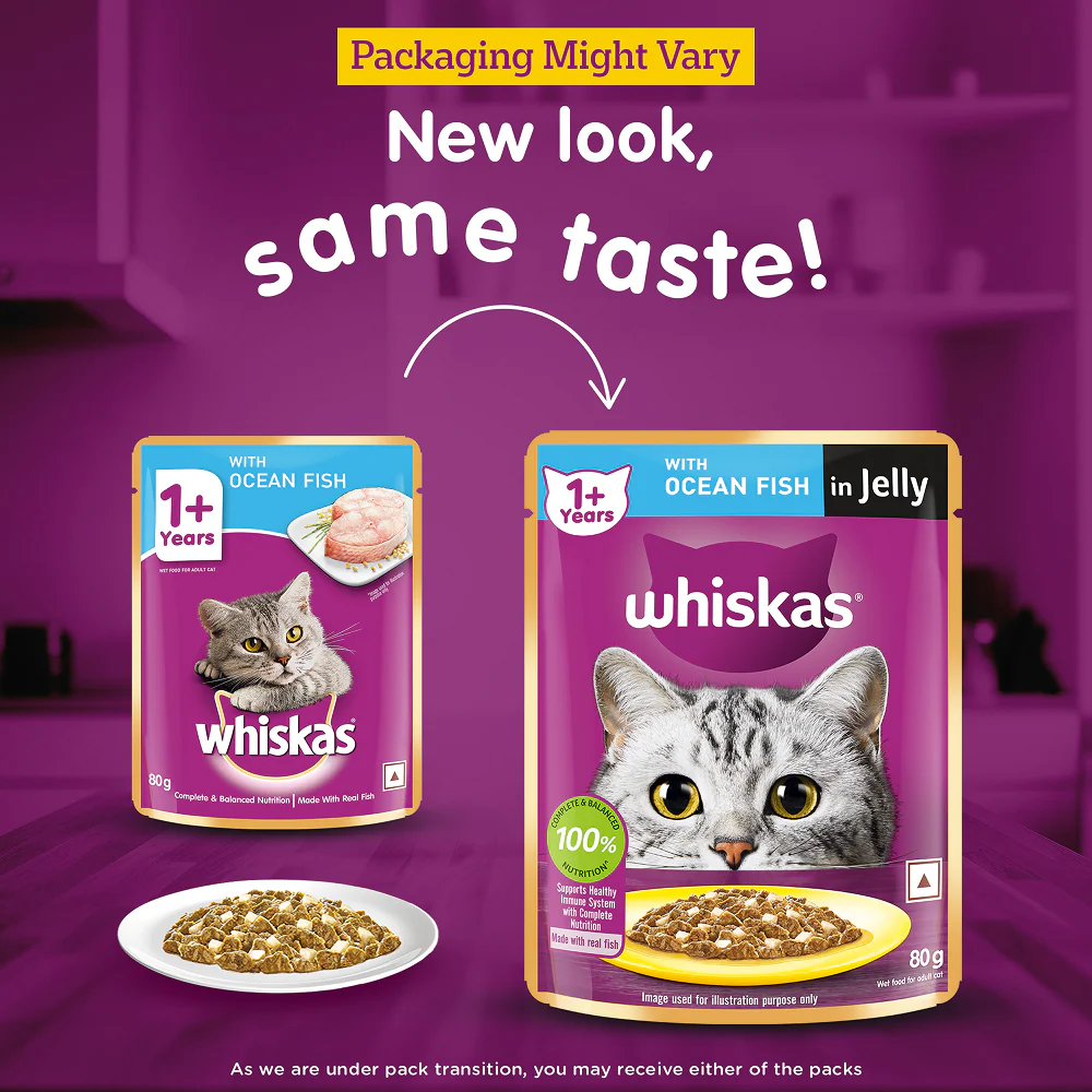 Whiskas Ocean Fish Adult Cat Wet Food - Image 2