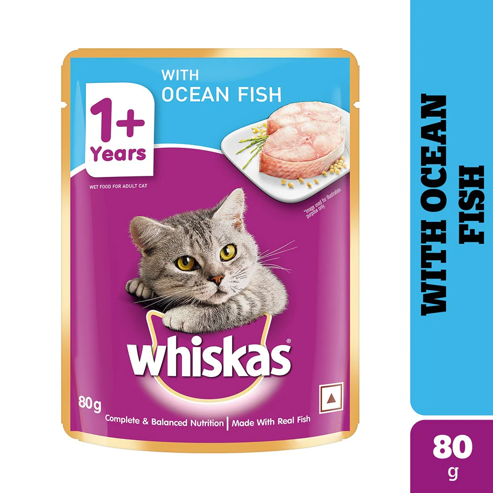 Whiskas Ocean Fish Adult Cat Wet Food - Image 3