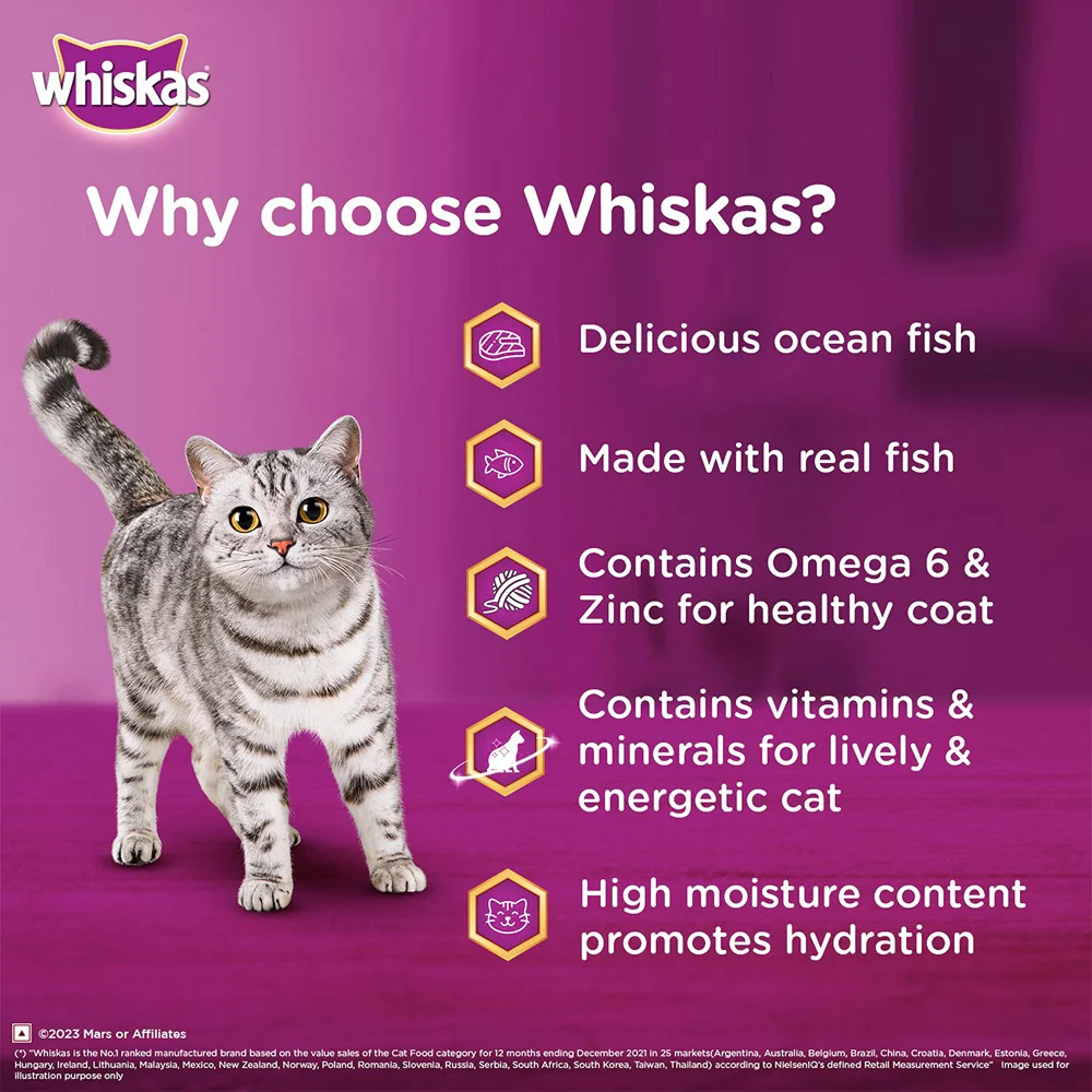 Whiskas Ocean Fish Adult Cat Wet Food - Image 5