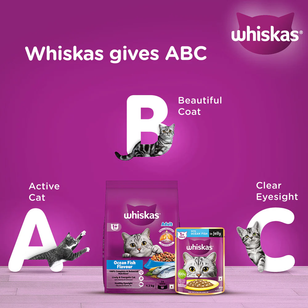 Whiskas Ocean Fish Adult Cat Wet Food - Image 9
