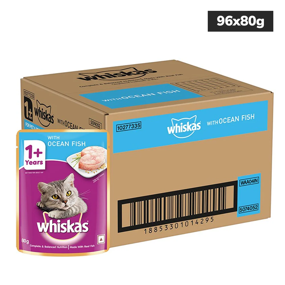 Whiskas Ocean Fish Adult Cat Wet Food - Image 3