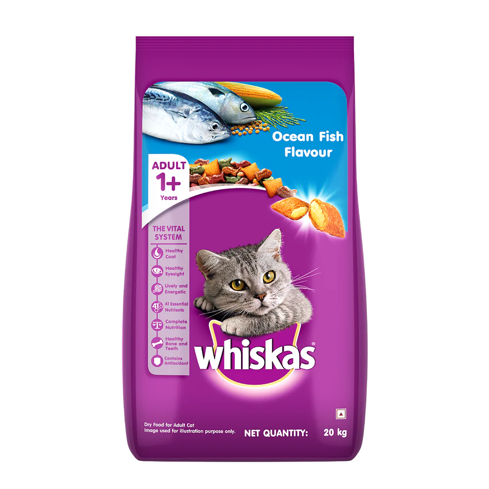 Whiskas Ocean Fish and Tuna Flavour Adult Cat Dry Food Combo - Image 12