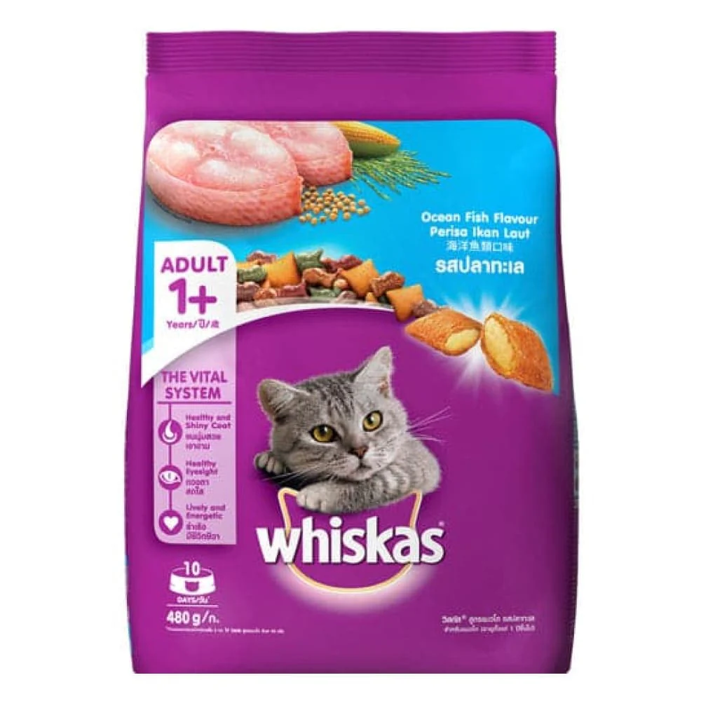 Whiskas Ocean Fish and Tuna Flavour Adult Cat Dry Food Combo - Image 14