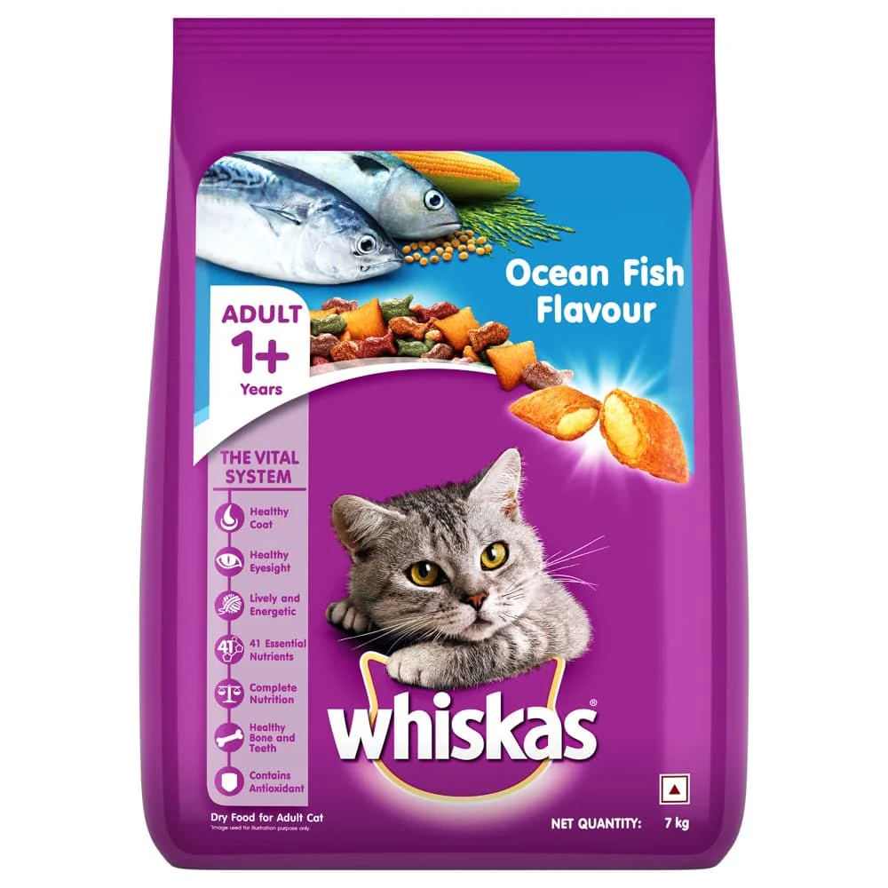 Whiskas Ocean Fish and Tuna Flavour Adult Cat Dry Food Combo - Image 15