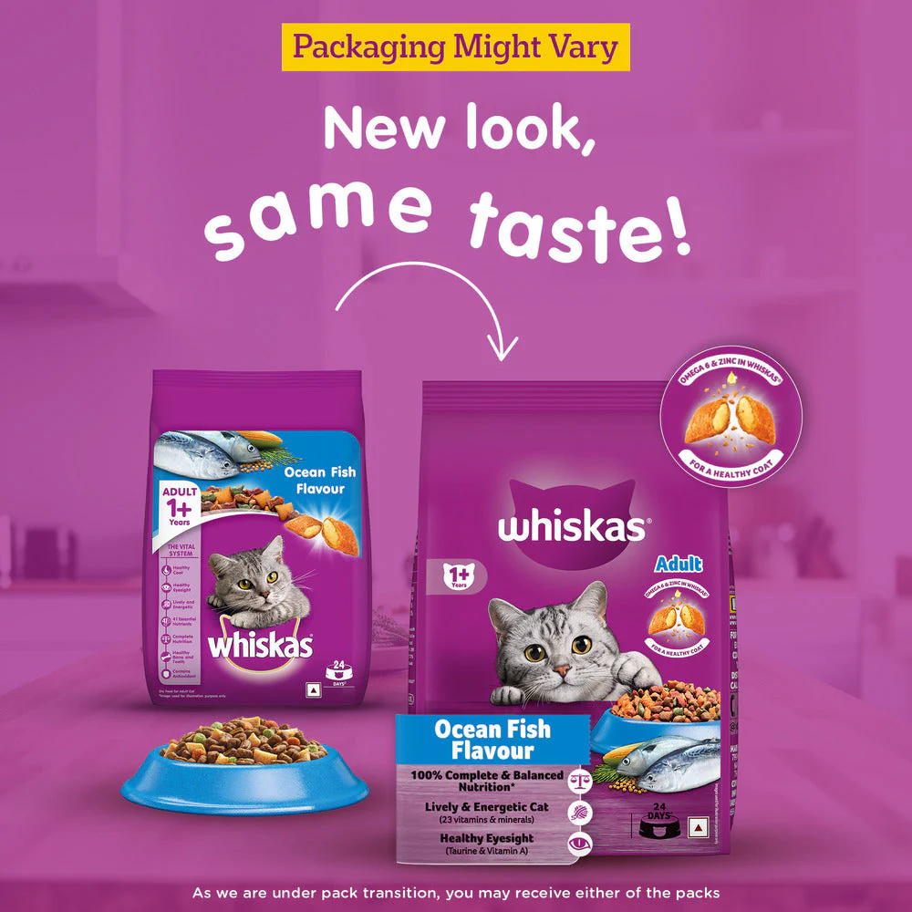 Whiskas Ocean Fish Flavour Adult Cat Dry Food - Image 2