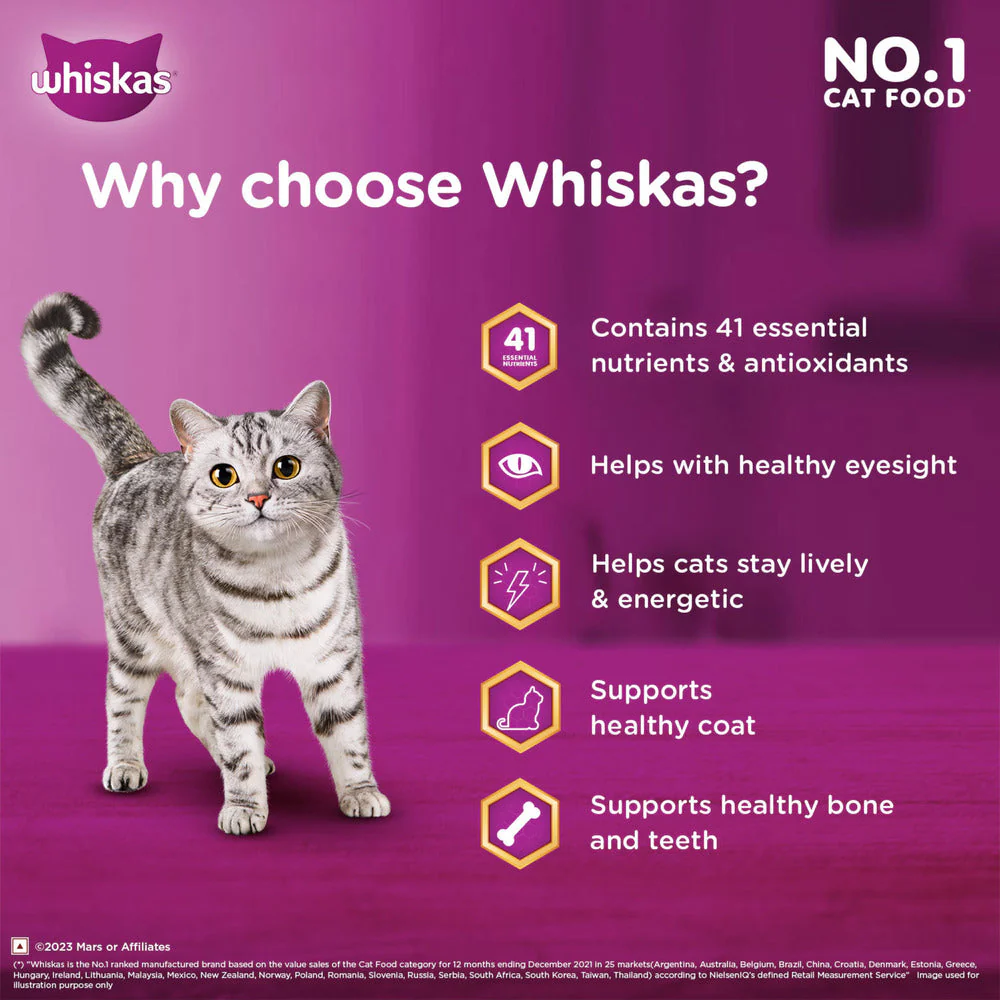 Whiskas Ocean Fish Flavour Adult Cat Dry Food - Image 6
