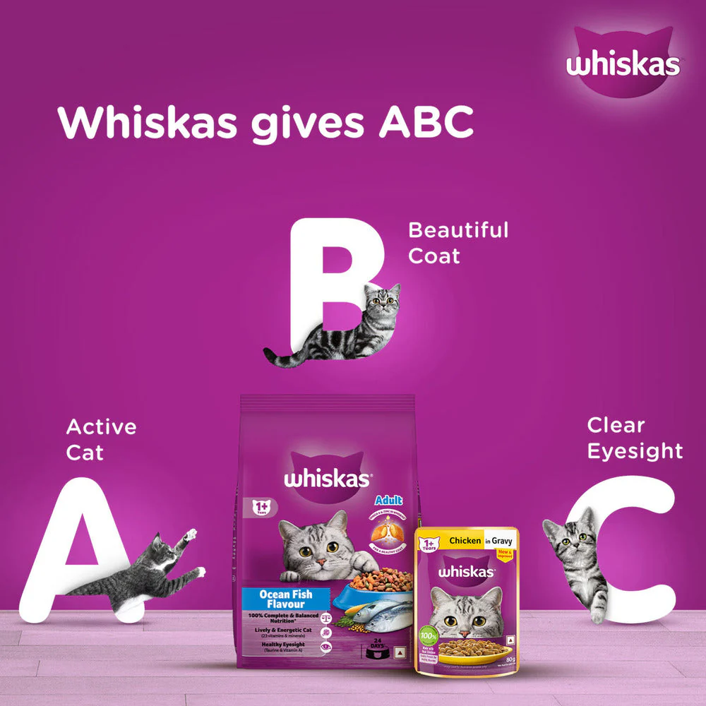 Whiskas Ocean Fish Flavour Adult Cat Dry Food - Image 9