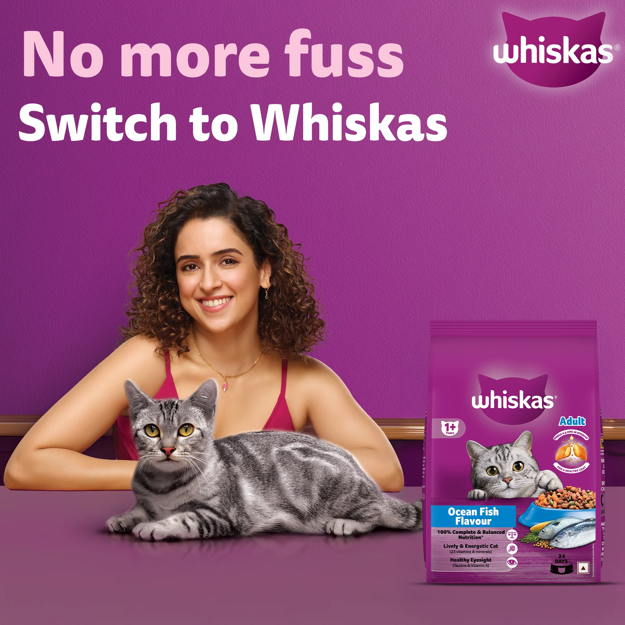 Whiskas Ocean Fish Flavour Adult Cat Dry Food - Image 5
