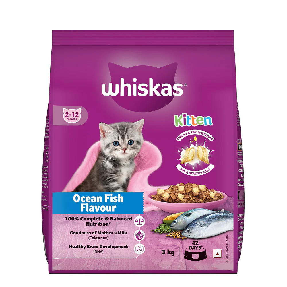 Whiskas Ocean Fish Kitten Cat Dry Food - Image 16