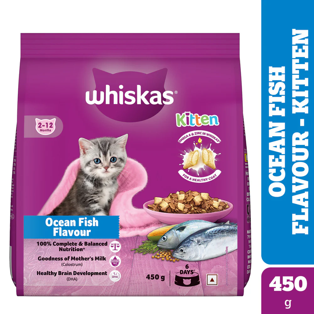 Whiskas Ocean Fish Kitten Cat Dry Food - Image 19