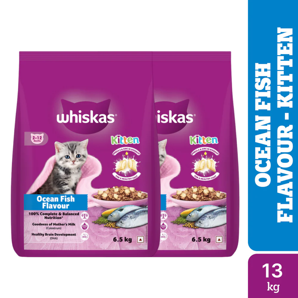 Whiskas Ocean Fish Kitten/Mother and Baby Cat Dry Food - Image 18