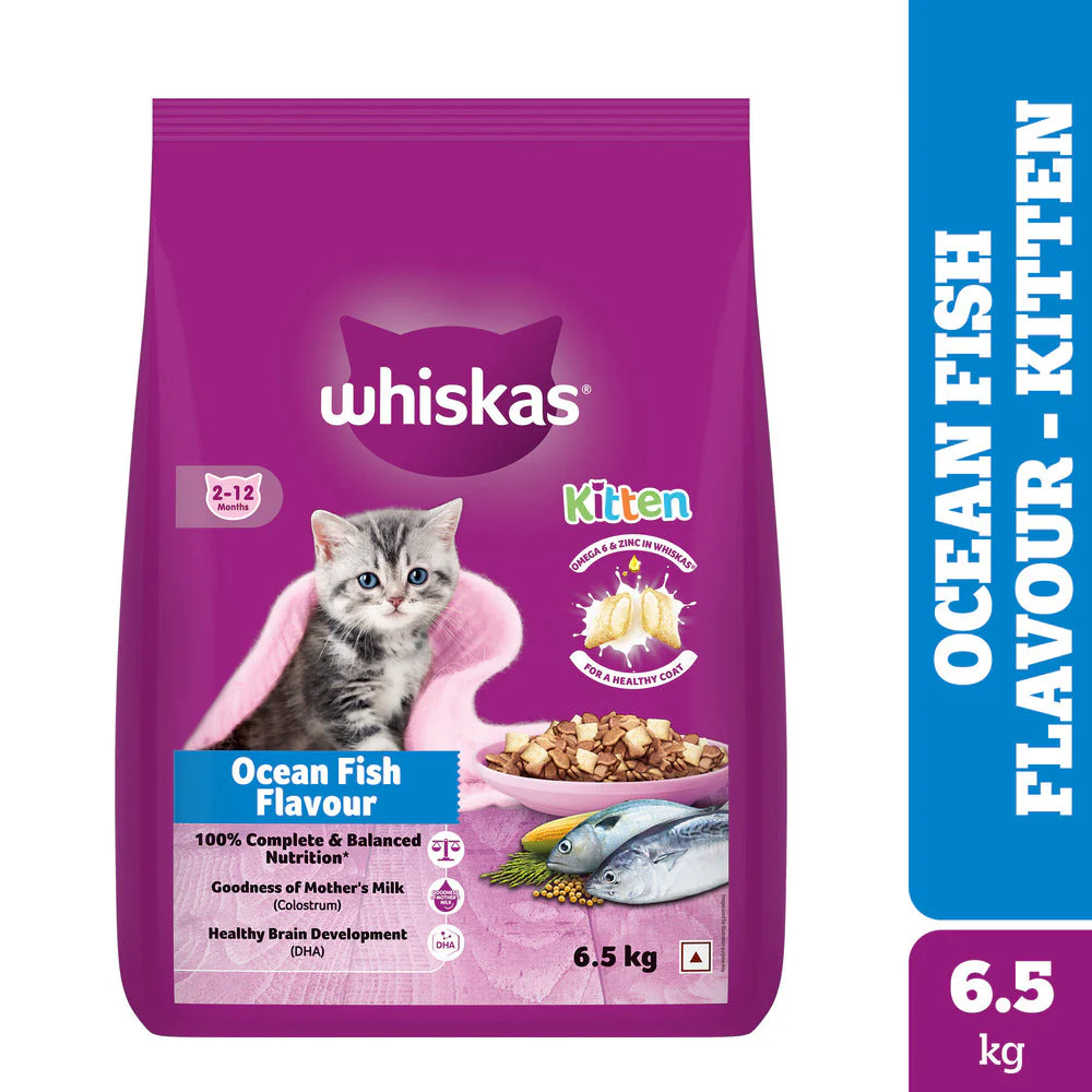 Whiskas Ocean Fish Kitten/Mother and Baby Cat Dry Food - Image 19