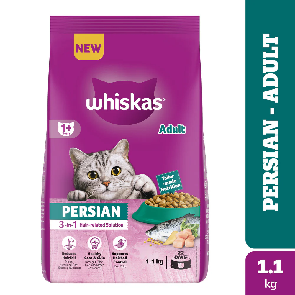 Whiskas Persian (1+ Years) Adult Cat Dry Food - Image 5