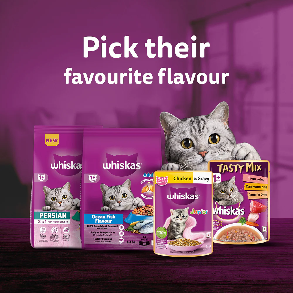 Whiskas Salmon in Gravy Meal Adult Cat Wet Food - Image 16