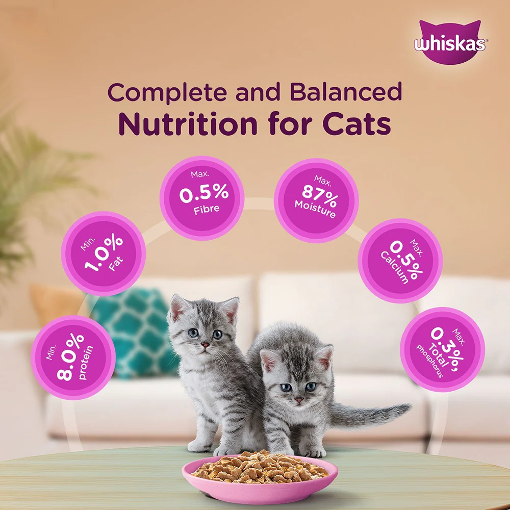 Whiskas Tasty Mix Chicken Tuna with Sweet Potato Kitten Cat Wet Food - Image 5