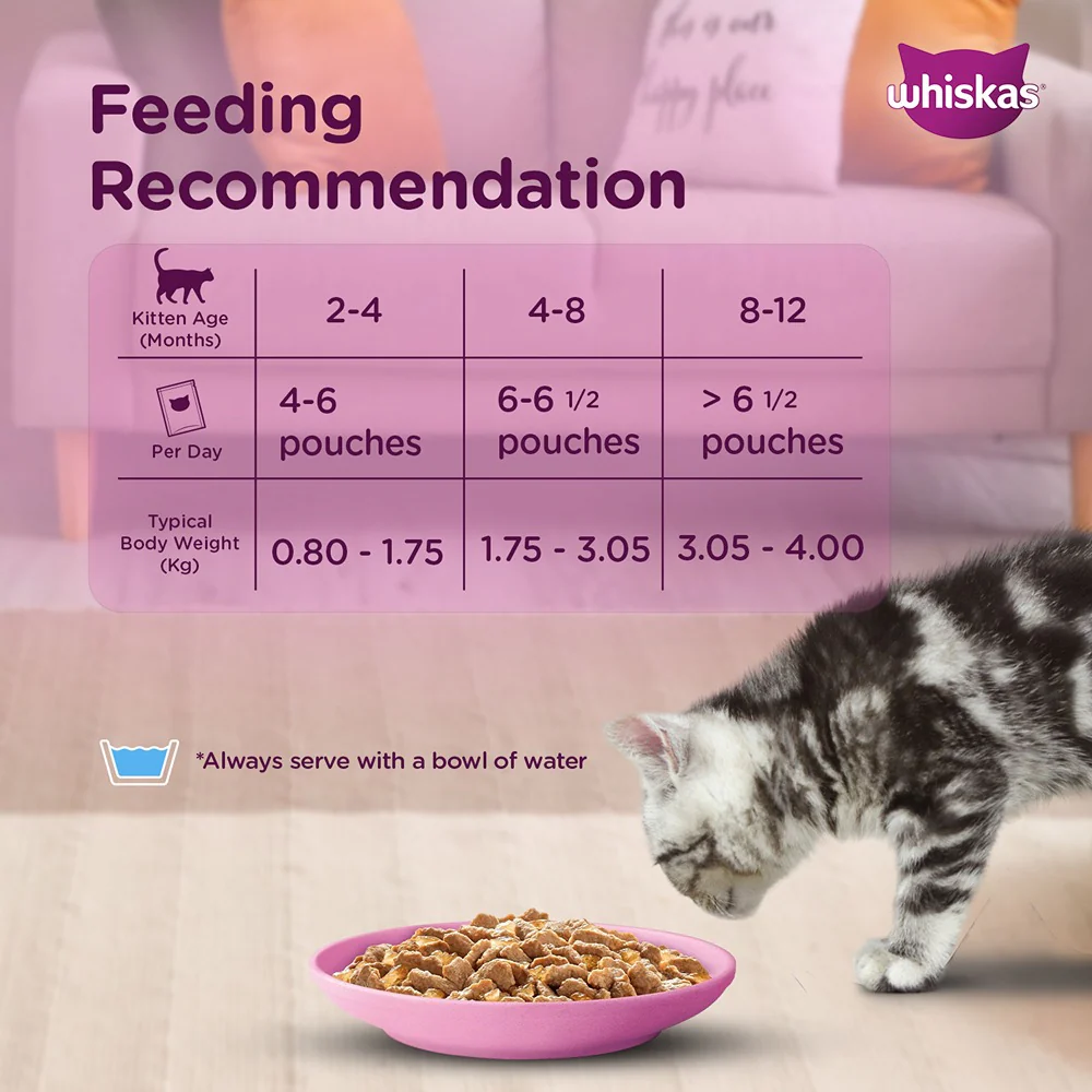 Whiskas Tasty Mix Chicken Tuna with Sweet Potato Kitten Cat Wet Food - Image 6