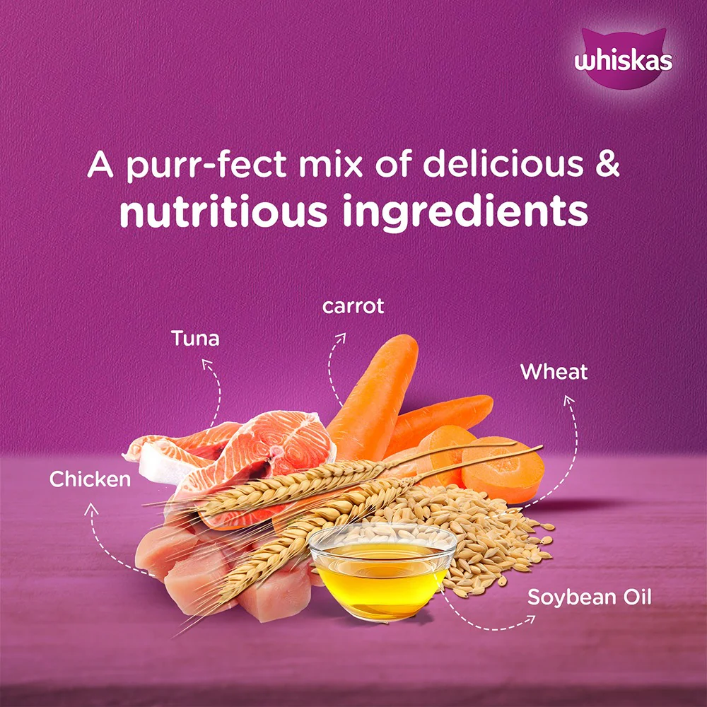 Whiskas Tasty Mix Seafood Cocktail Carrot Gravy Kitten Cat Wet Food - Image 4