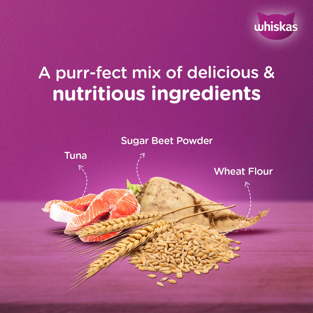 Whiskas Tuna and Tuna in Jelly Meal Adult Cat Dry and Wet Food Combo - Image 14