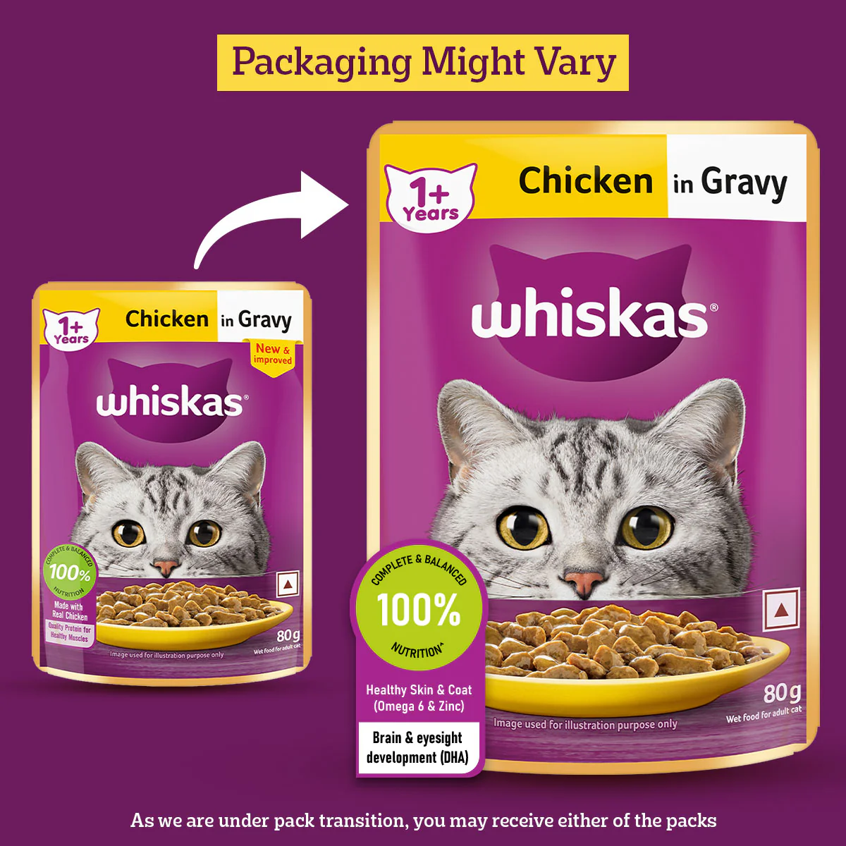 Whiskas Tuna in Jelly, Chicken and Salmon in Gravy Meal Adult Cat Wet Food - Image 28