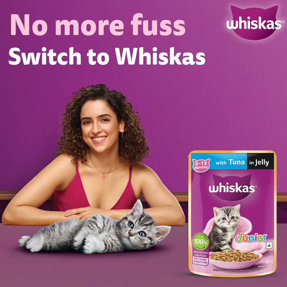 Whiskas Tuna in Jelly Kitten Cat Wet Food (80g) - Image 16
