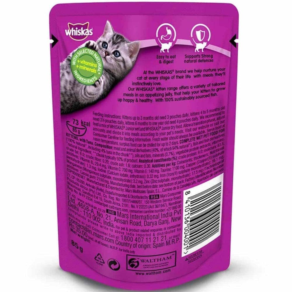Whiskas Tuna in Jelly Kitten Wet Food - Image 2