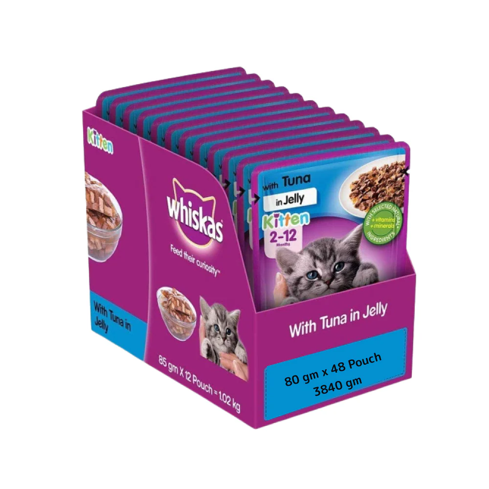 Whiskas Tuna in Jelly Kitten Wet Food - Image 4