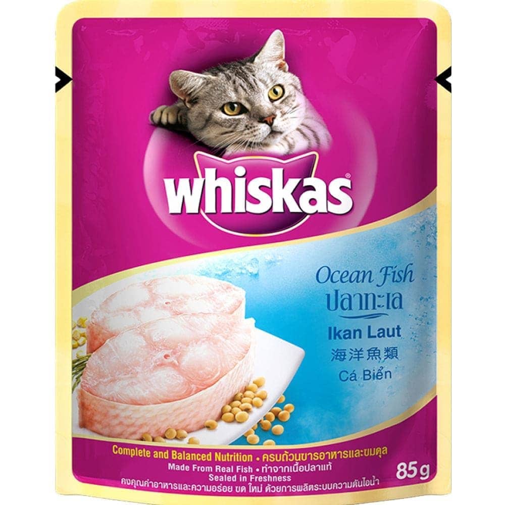 Whiskas Tuna in Jelly Meal and Ocean Fish Adult Cat Wet Food Combo - Image 17
