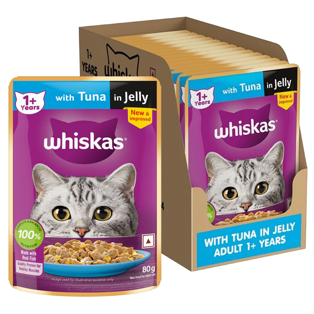 Whiskas Tuna in Jelly Meal Adult Cat Wet Food - Image 24