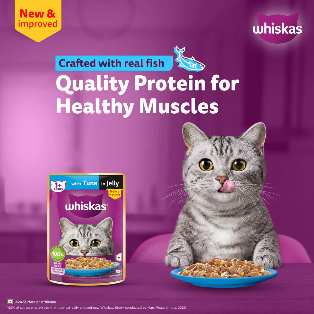 Whiskas Tuna in Jelly Meal Adult Cat Wet Food - Image 3