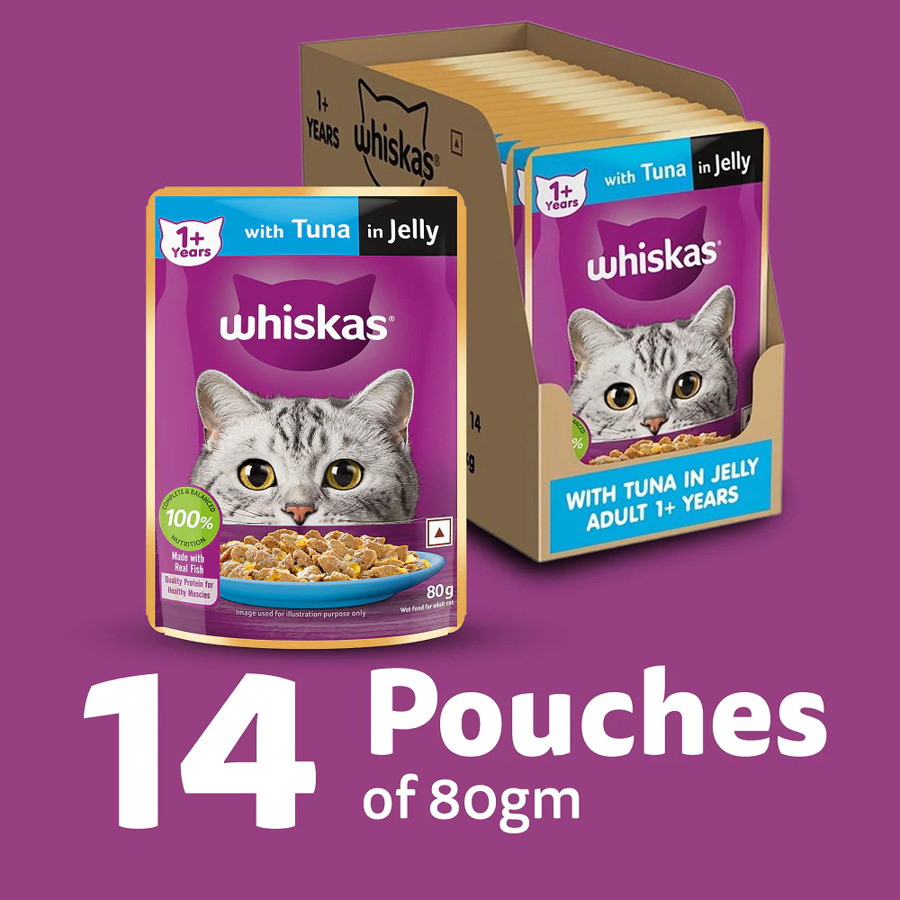 Whiskas Tuna in Jelly Meal Adult Cat Wet Food - Image 21