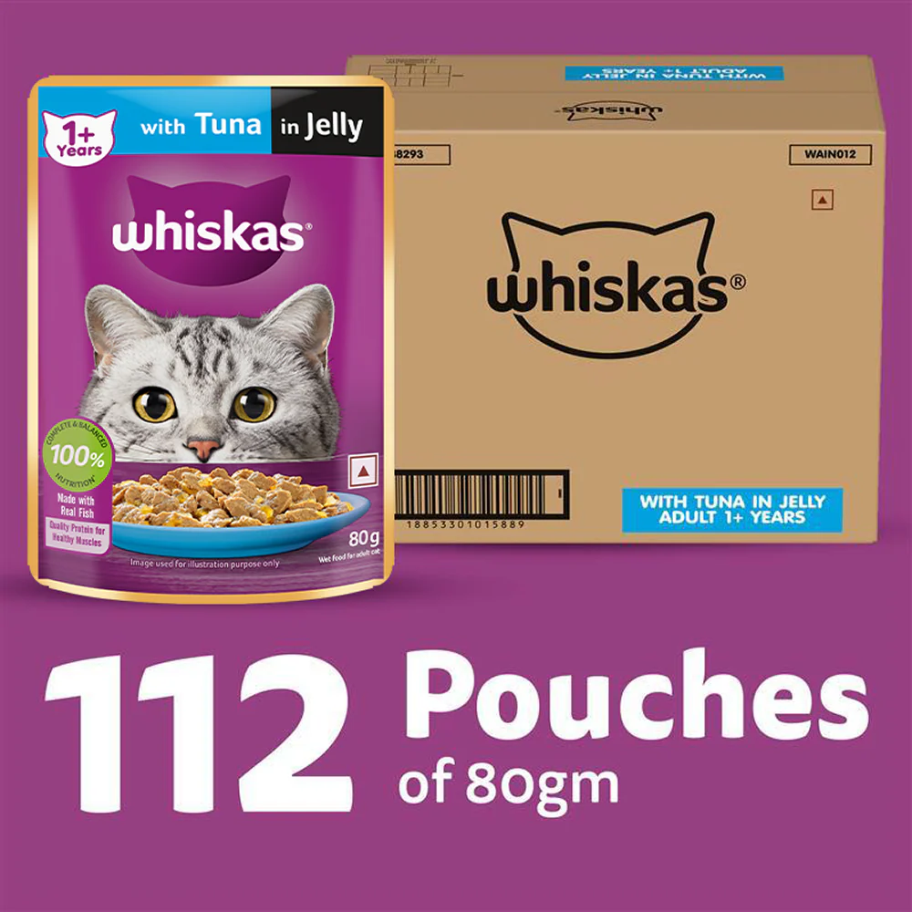 Whiskas Tuna in Jelly Meal Adult Cat Wet Food - Image 23
