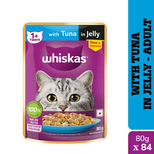 Whiskas Tuna in Jelly Meal Adult Cat Wet Food - Image 27