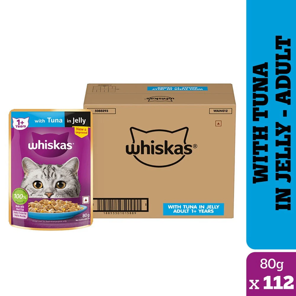 Whiskas Tuna in Jelly Meal Adult Cat Wet Food - Image 28