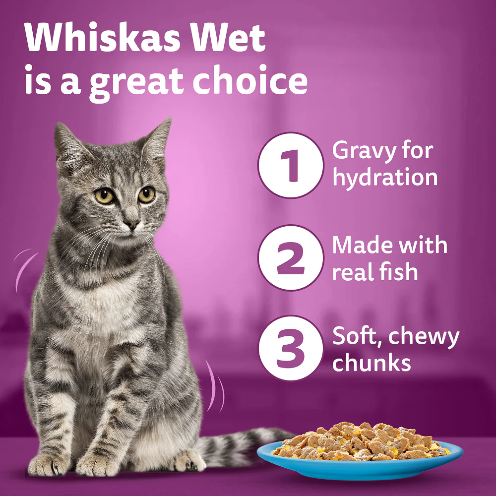 Whiskas Tuna in Jelly Meal Adult Cat Wet Food - Image 9