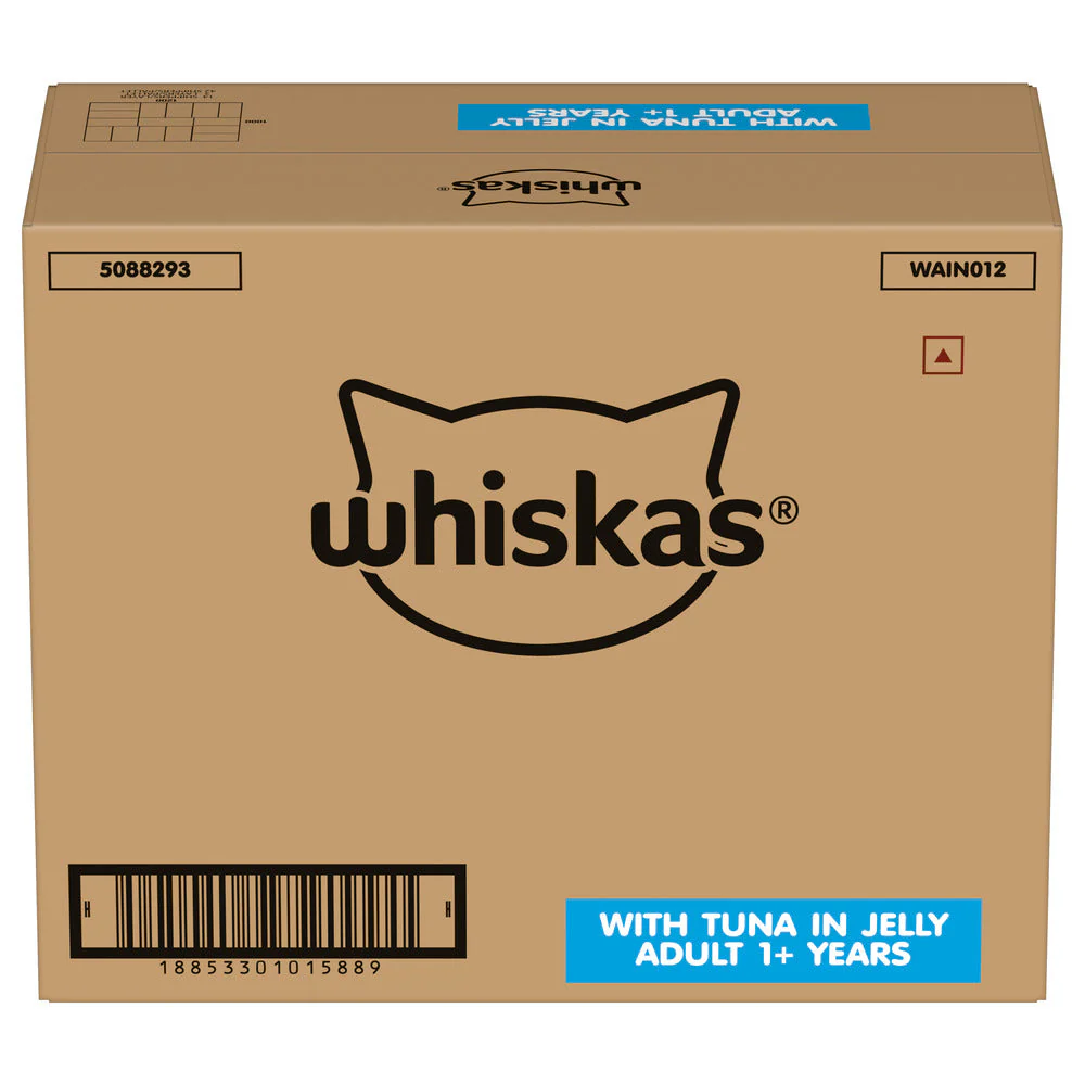 Whiskas Tuna in Jelly Meal and Chicken With Salmon Wakame Seaweed in Gravy Tasty Mix Adult Cat Wet Food Combo - Image 21