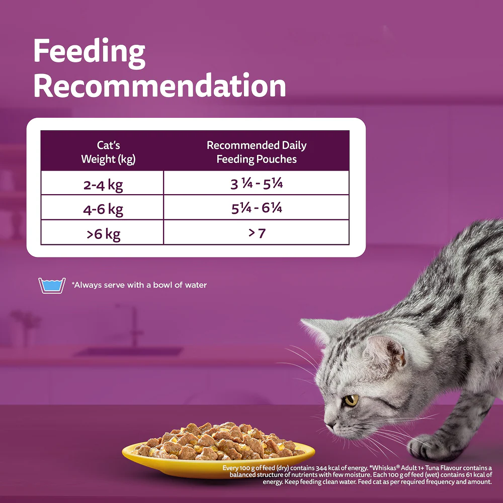 Whiskas Tuna & White Fish Adult (1+ Years) Cat Wet Food - Image 15