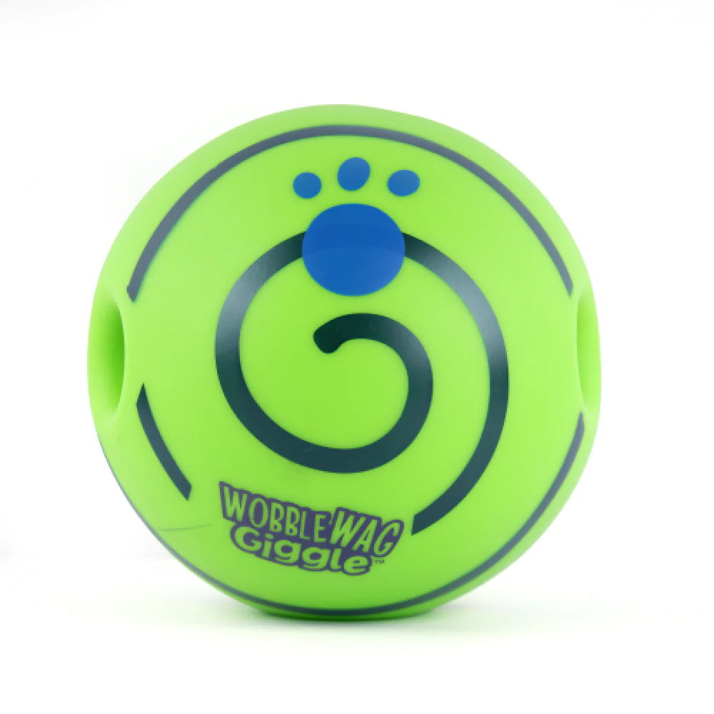 Wobble Wag Giggle Ball Interactive Toy for Dogs | For Medium Chewers (Green) - Image 5