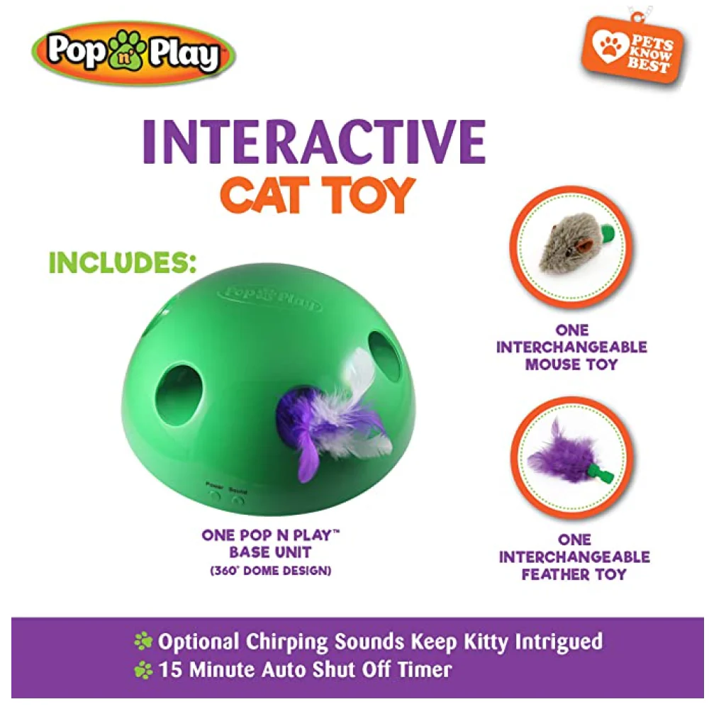Wobble Wag Pop N Play Interactive Toy for Cats - Image 2