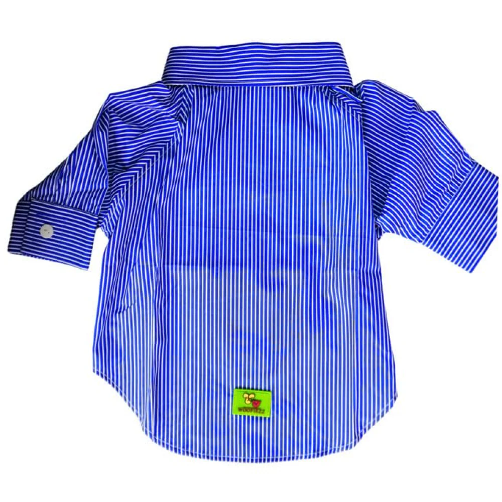 Woofiezz Nautical Party Shirt for Dogs and Cats (Blue) - Image 3
