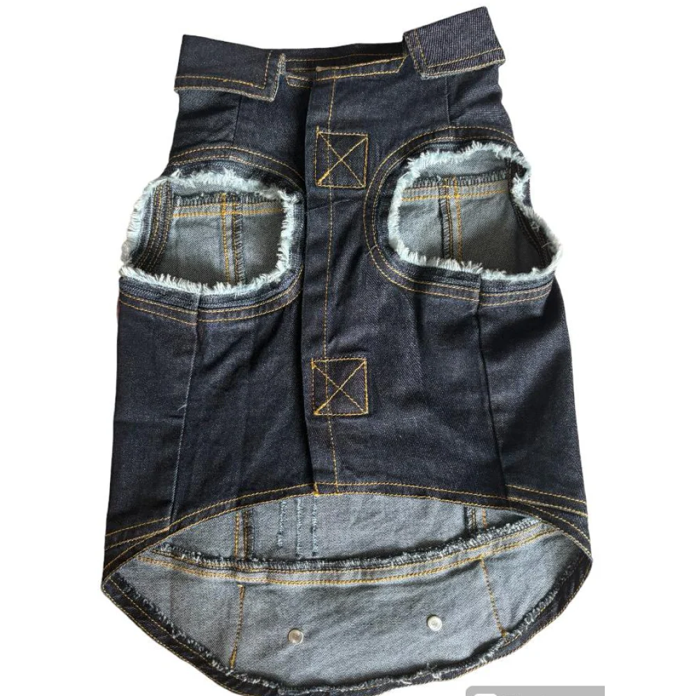Woofiezz Denim Jackets for Dogs and Cats (Blue) - Image 3