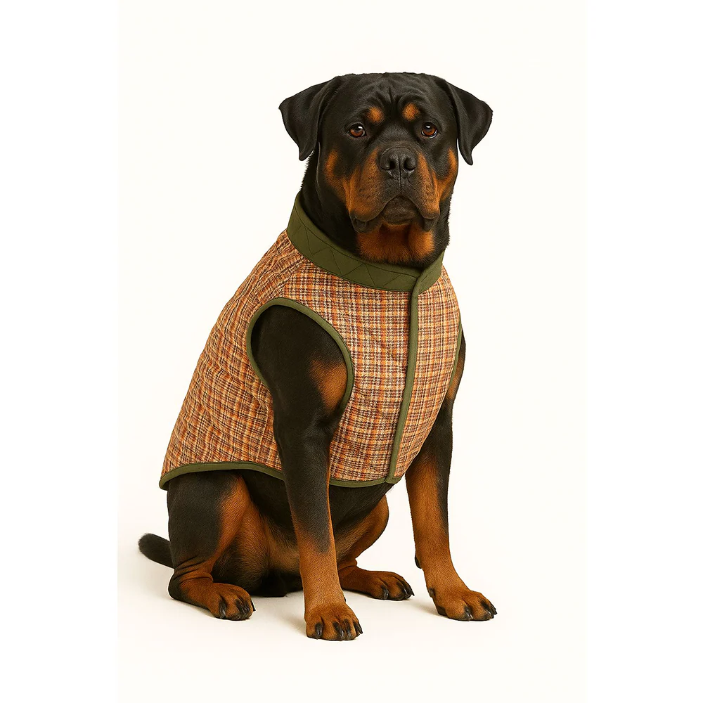 Woofiezz Warm & Comfortable Reversible Winter Jackets for Dogs and Cats (Olive Green) - Image 3