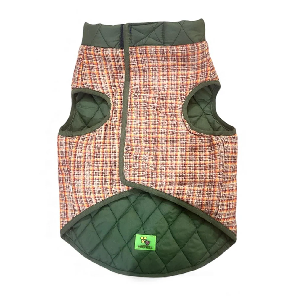 Woofiezz Warm & Comfortable Reversible Winter Jackets for Dogs and Cats (Olive Green) - Image 5
